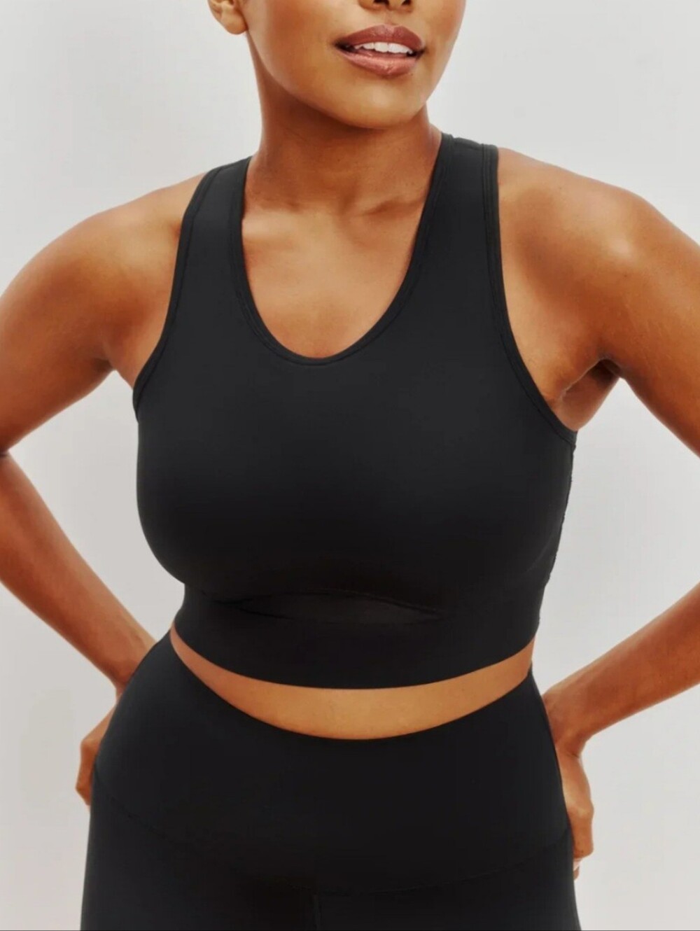 Women’s Black Knix Racerback Sports Bra